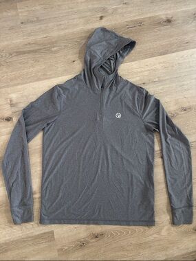 Vouri Mens Uluwatu 24 water hoodie V1038 medium charcoal gray